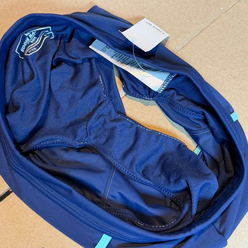 Eddie Bauer Kids Navy Blue Swim Shorts Bottoms Size XL 16 EB000348C